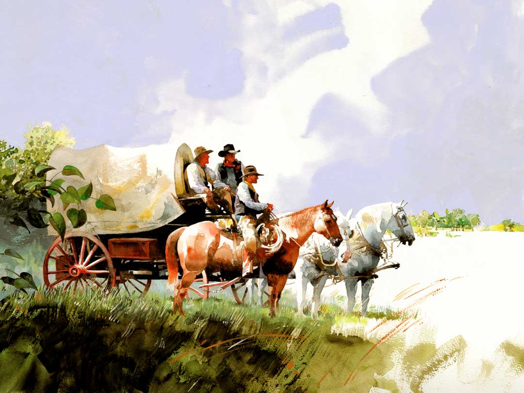 Montgomery-Lee Fine Art | On the Wagon