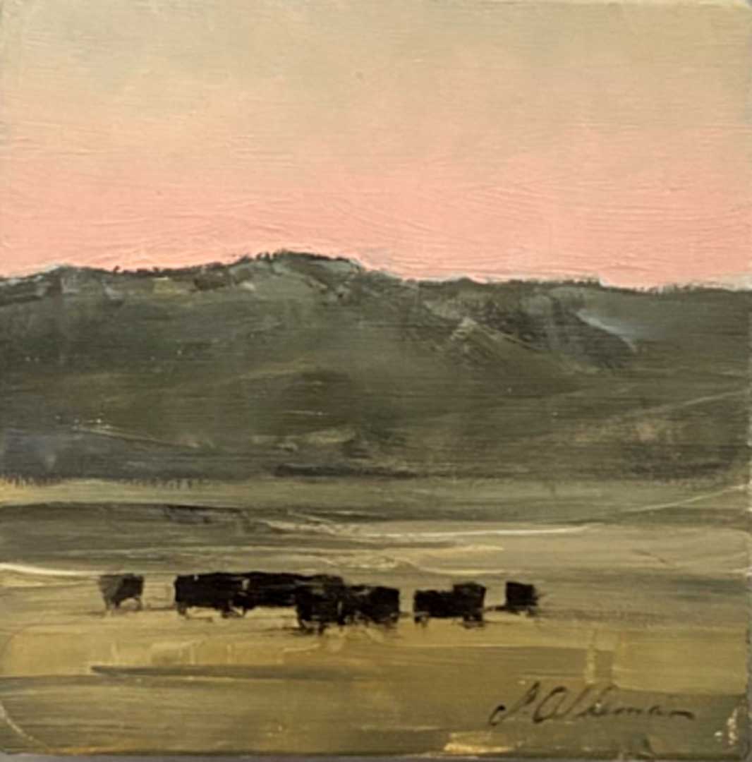 Montgomery-Lee Fine Art | Cattle at Sundown