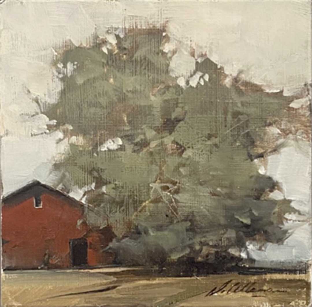 Montgomery-Lee Fine Art | Tree with Shed