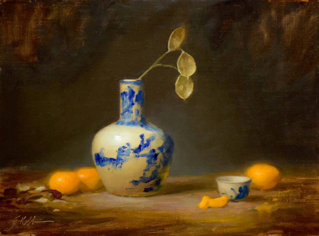 Montgomery-Lee Fine Art | Blue and Orange