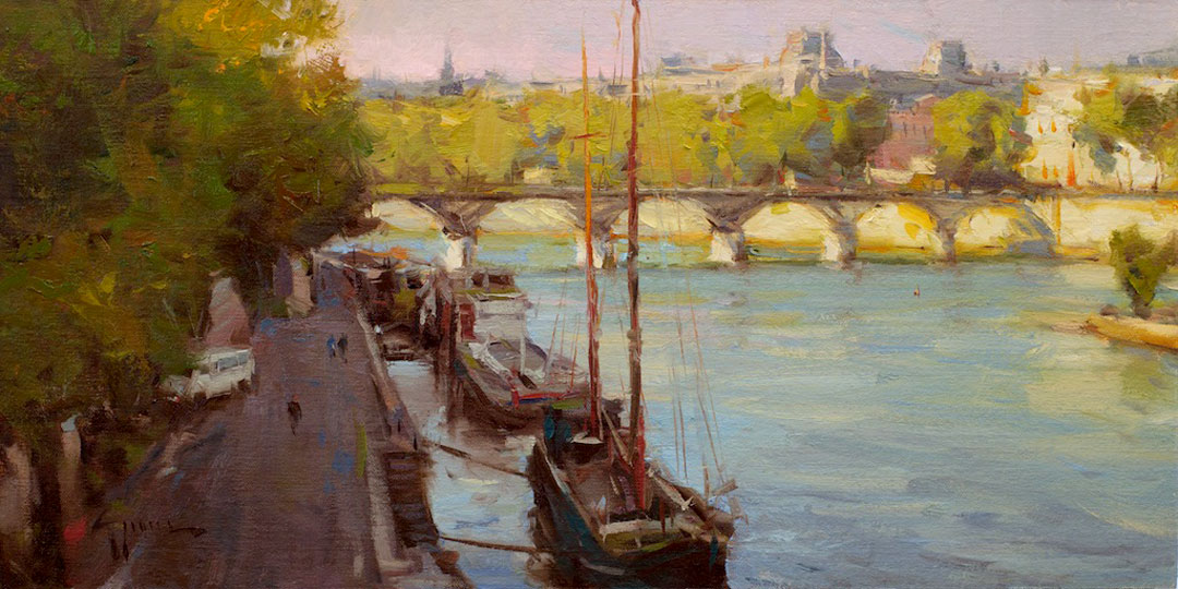 Montgomery-Lee Fine Art | Along the Seine River, Paris