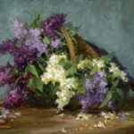 Lilacs in a Basket